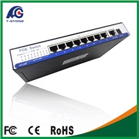 for hd 1080P poe camera 4+4 port poe switch 100Mbps