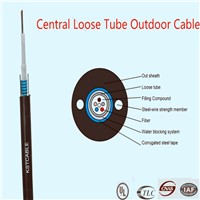 Central Loose Tube Outdoor Cable;steel tap armored uni-tube;steel-wire parallel member  GYXTW