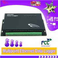 Multipoint Network Data Logger for flow meter