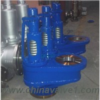 Twin spring double port full lift type safety valve