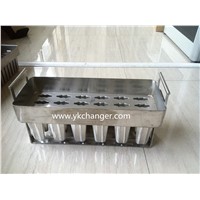 stick house ice cream mould stainless steel 4X6 24pieces including stick holder