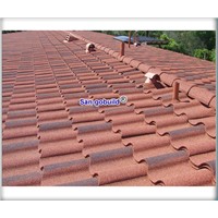 China cheap stone coated metal roofing tiles for sale