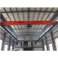 Steel Structure Worksop Traveling Single Beam Overhead Crane with Hoist 5t,10t,15t,20t
