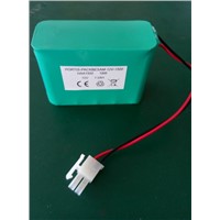 Rechargeable NiMH Battery Pack 12V AA 1500mAh in Serial with Connector