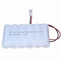 Rechargeable Ni-CD AA 1200mAh 7.2V Battery Pack for power tool
