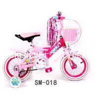 pink children bicycle  beautiful girls bike