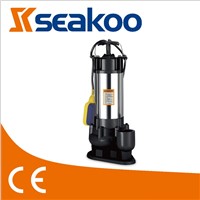 WQDS 0.55KW-1.5KW STAINLESS STEEL SUBMERSIBLE SEWAGE PUMP