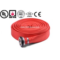 canvas fire sprinkler hose PVC pipe by china manufacturer,fire resistant hose used in cabinet