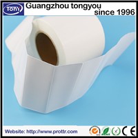 High gloss white adhesive sticker for thermal transfer printer