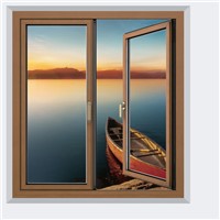 aluminum composite wood window and door casement window europe window