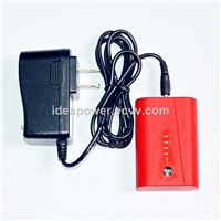 7.4v 2200mAh/2600mAh Li-ion heating underwears battery pack with 4-temperature outputs, LED display