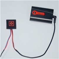 heated military jackets battery pack 7.4v 2200mAh/2600mAh controlled by Temperature Controller
