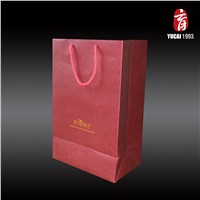 Luxury Red CardPaper Wine Bag