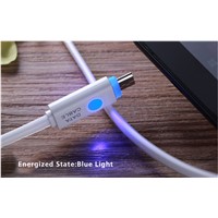 High Quality Smart LED Light Flat Micro USB Data Cable
