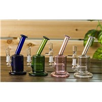 Mini Bubbler Glass Ash Catcher Inline Percolator Water Pipe Oil Rig Bong10.0MM Joint
