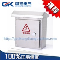 Stainless steel distribution box 300 * 400 * 170 outdoor anti tank thickening type A hanging box