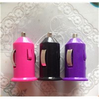 5V 1A Colorful Car Charge Portable Mini Charger Mobile phone charger  for Samsung HTC