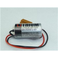 PLC Battery toshiba  ER17330V 3.6V 1700mah lithium battery with Cable Connector