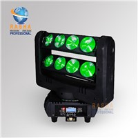 Rasha Factory Price 8*10W 4IN1 RGBW LED Moving Head Spider Light,Disco Effect Light
