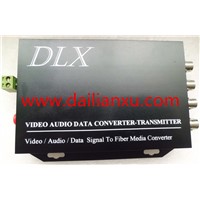 DLX-DVOP04-E 4channels Video +1CH Reverse RS485 Fiber Optical Transmitter and Receiver