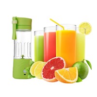 Portable and rechargeable battery juice blender