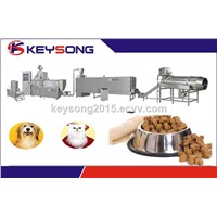 Stainless steel pet feed extruder / pet feed making machinery