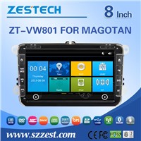 8inch double din car dvd gps player for VW MAGOTAN
