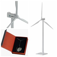 Diecast Zinc alloy Small Metal Windmill for Office Decoration