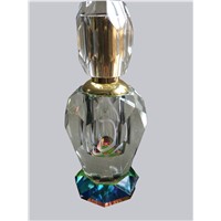 colorful crystal perfume bottle
