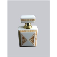square crystal perfume bottle
