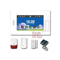 Full touch screen gsm &amp;amp; pstn home alarm burglar alarm sytem