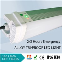 Emergency tri-proof light for 0.5hr~3hrs batten light