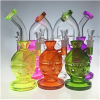 9 Inch Faberge Egg Glass Bong Mothership Fab Egg Oil Rigs Two Function Bubbler Glass Bong