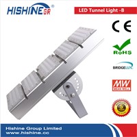 High Lumen Led Tunnel Light 240W IP65 Meanwell Driver AC90-295V LED Parking Lot Lighting