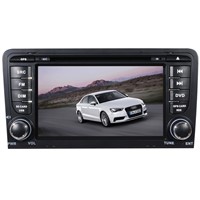 7&amp;quot; LCD-TFT touch screen two din special car DVD player with GPS and Bluetooth for AUDI A3