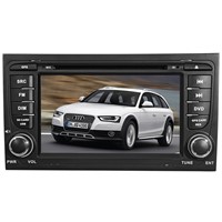 7&amp;quot; LCD-TFT touch screen two din special car DVD player for AUDI A4 with gps