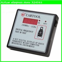 ALKcar cartool Digital Frequency cymometer 100Mhz -1Ghz remote control radio frequency counter