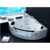 cheap ABS sex Acrylic corner jet whirlpool massage bathtub