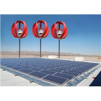 Vertical Axis Wind Turbine &amp;amp; Solar Hybrid Power Systems