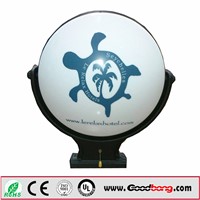 Vacuum thermoforming Acrylic Round Scrolling light boxes