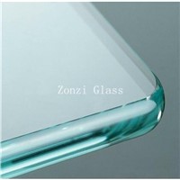 4mm-19mm Clear Flat / Curved Tempered Glass for Shower Doors, Walls