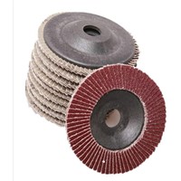 Abrasive flexible flap disc /plastic backing flap wheel