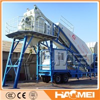 YHZS60 small mobile concrete batching plant