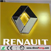 2015 Free samples custom 3D metal auto emblems car logo