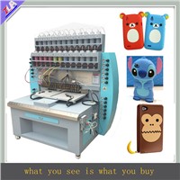 24 Color beautiful and wonderful silicone phone case making machine