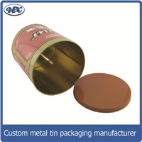 Cylindrical  package box  clothes tin box