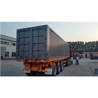 Box type truck semi trailer