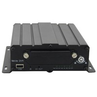 HD SD Card 4CH Rugged Mobile DVR with 3G GPS WIFI Support 128GB