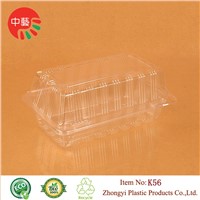 clear disposable plastic cake box