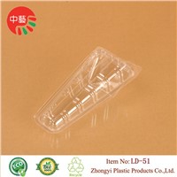 clear takeaway disposable plastic sushi container